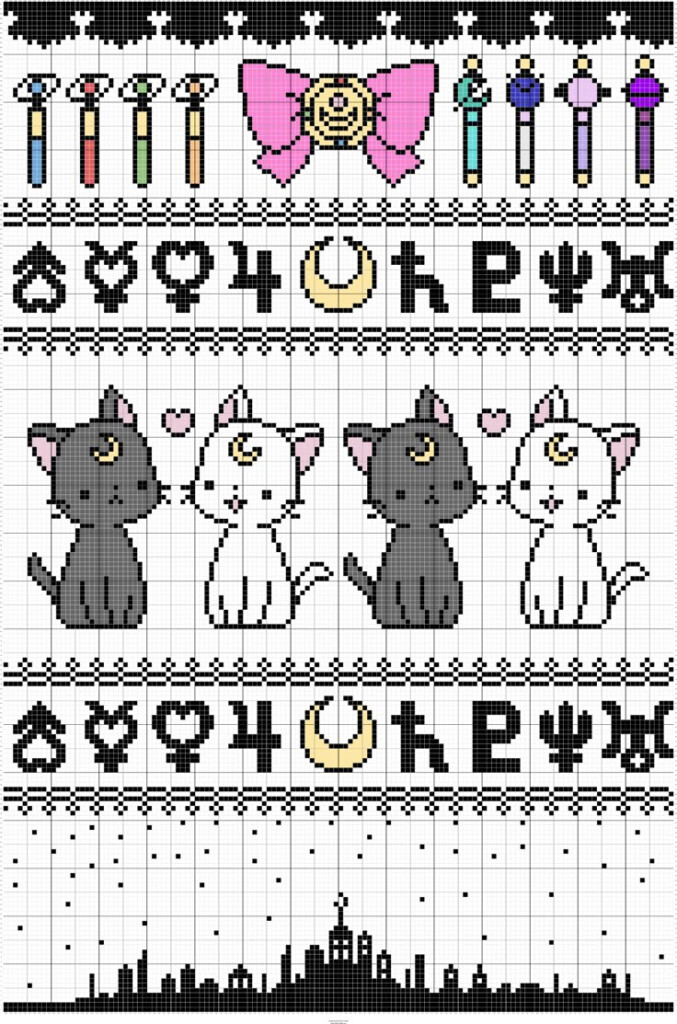 Sailor Moon Crochet Blanket Pattern - Sailor Moon Crochet Blanket Pattern
