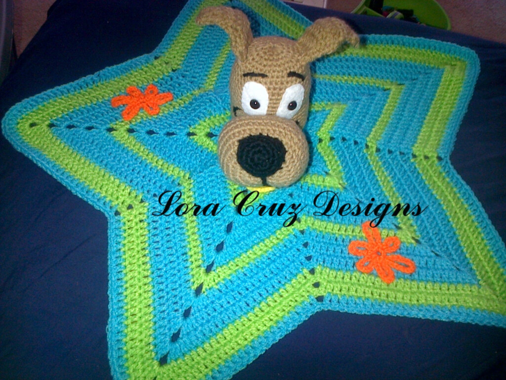 Scooby Doo Lovey By Lora Cruz Crochet Baby Afghan Pattern - Scooby Doo Crochet Blanket Pattern