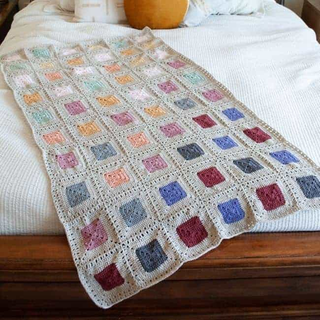 Scrap Yarn Crochet Blanket Pattern Crafting Each Day - Scrap Yarn Crochet Blanket Pattern By Lynda