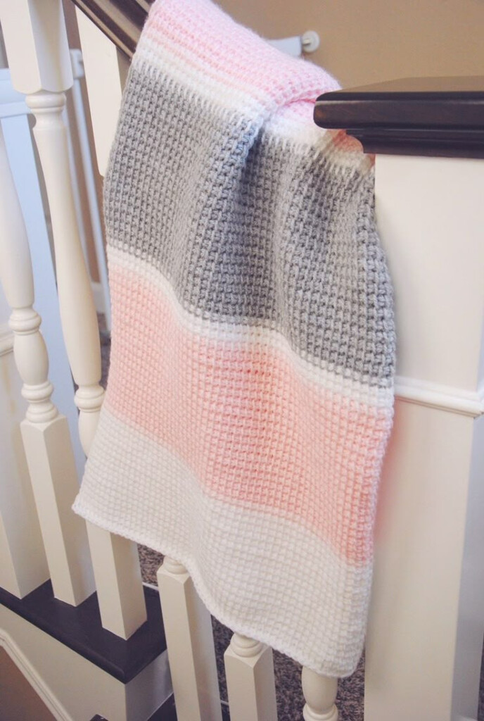 Simple And Easy Tunisian Crochet Baby Blanket This Beginner Friendly  - Tunisian Crochet Baby Blanket Patterns