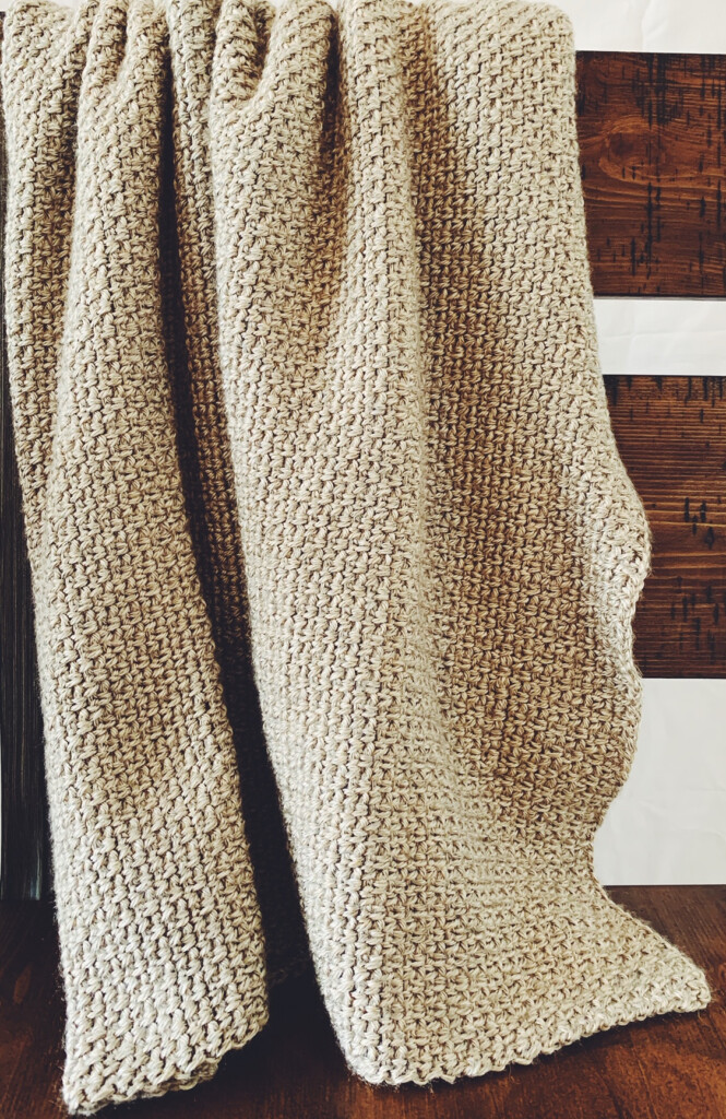 Simple Linen Stitch Crochet Throw Pattern I Can Crochet That - Linen Stitch Crochet Blanket Pattern