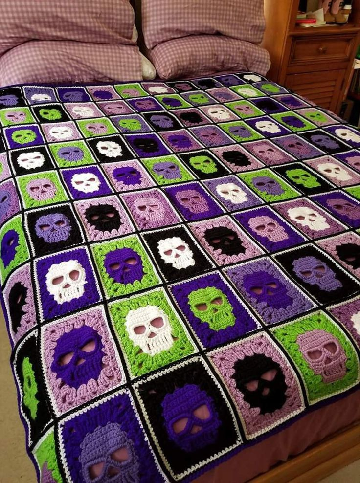 Skull Crochet Blanket Pattern Free Pattern rjuuc edu np - Free Crochet Skull Blanket Pattern