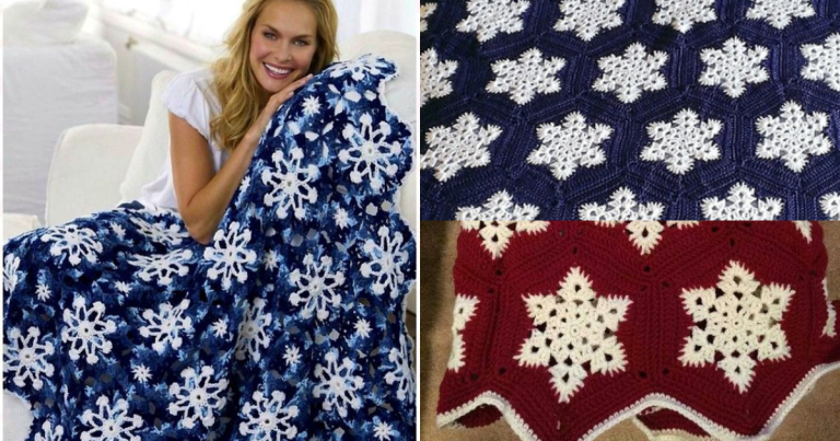 Snowflake Blanket Crochet Patterns Ideas And Inspiration - Snowflake Crochet Blanket Pattern Free