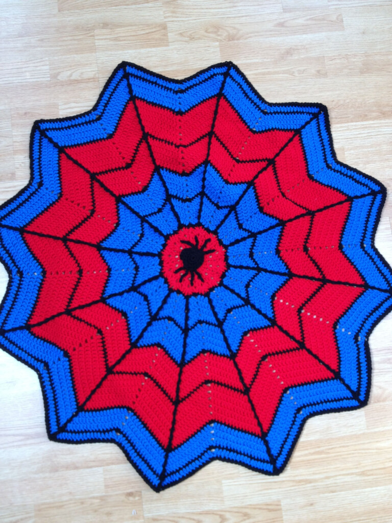 Spiderman Crochet Blanket Free Pattern Printable Templates Free - Spiderman Crochet Blanket Pattern