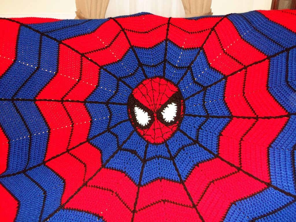 Spiderman Crochet Blanket Pattern Free This Is So That When You re  - Spiderman Crochet Blanket Pattern