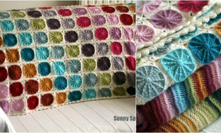Sunny Spread Blanket Free Crochet Pattern And Video Tutorial Your  - Sunny Blanket Crochet Pattern