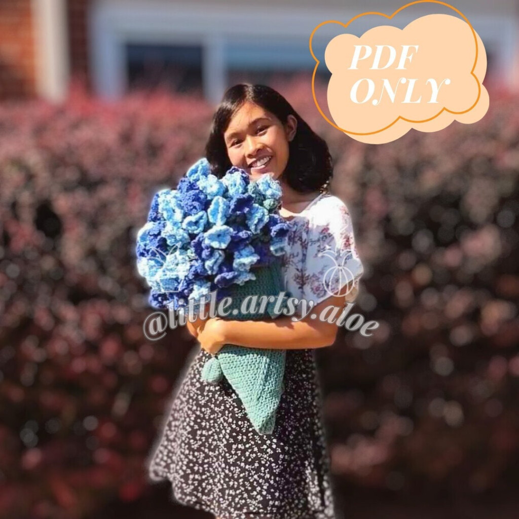 Surprise Bouquet Blanket Crochet Pattern PDF Etsy - Bouquet Blanket Crochet Pattern