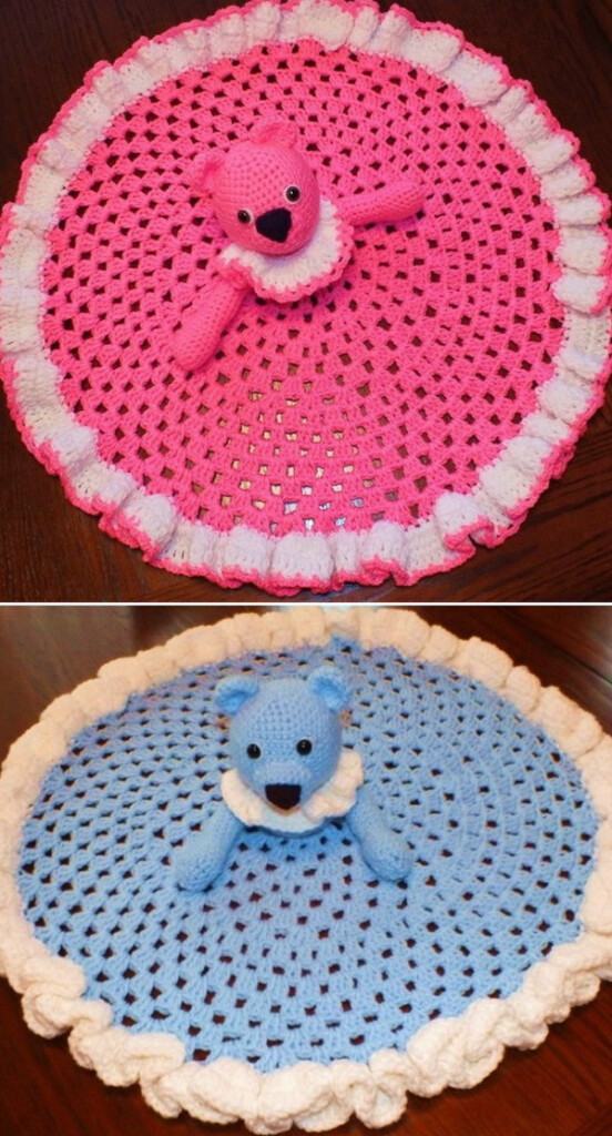 Teddy Bear Blanket Free Crochet Pattern Weave Crochet - Crochet Teddy Bear Blanket Free Pattern