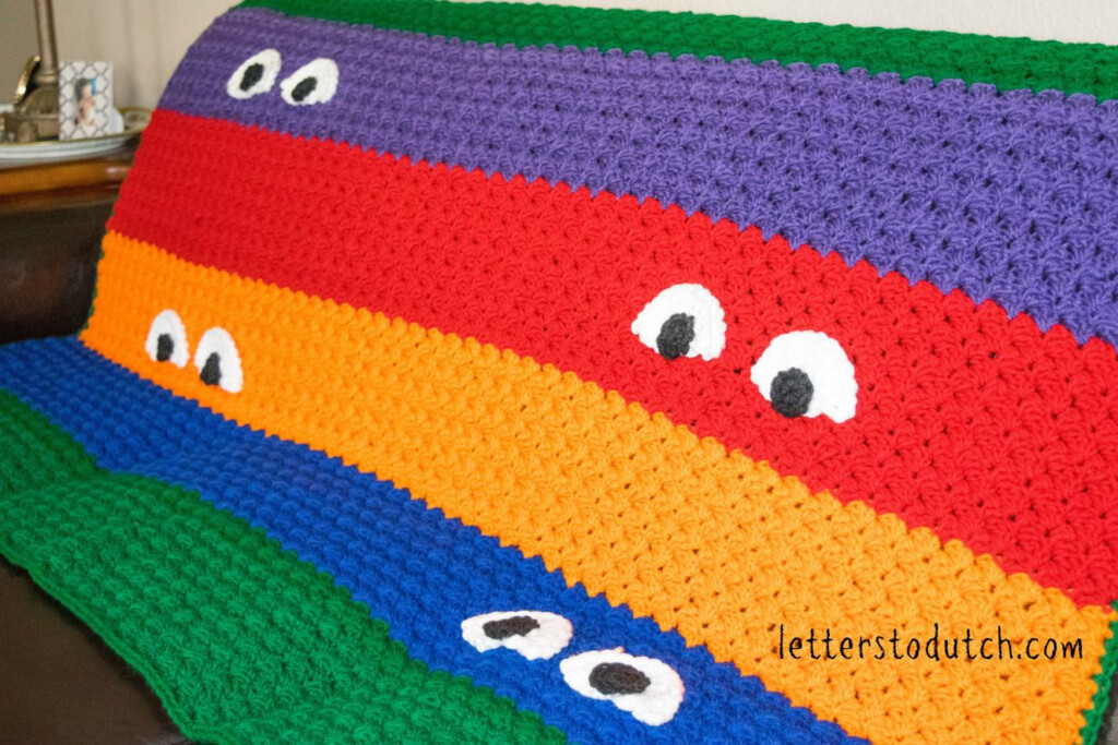 Teenage Mutant Ninja Turtle Blanket Free Crochet Pattern Artofit - Teenage Mutant Ninja Turtles Crochet Blanket Pattern Free