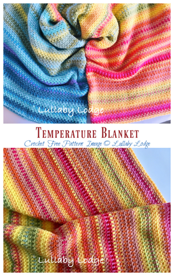 Temperature Blanket Crochet Free Pattern Crochet Knitting - Free Crochet Pattern For Temperature Blanket