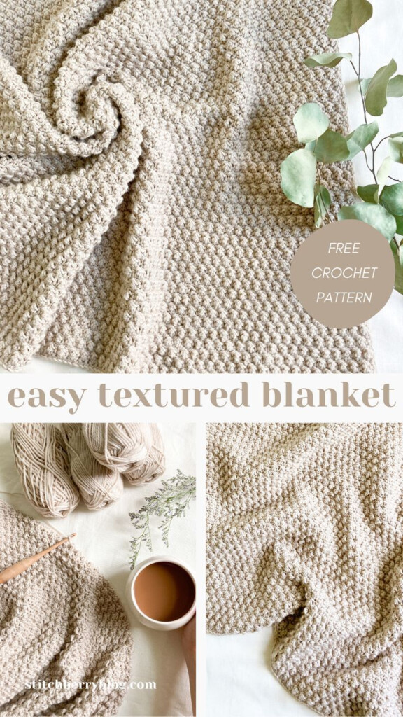Textured Crochet Blanket Pattern Artofit - Crochet Textured Blanket Pattern