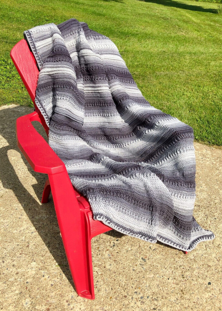 Textured Ombre Crochet Blanket Pattern Princess - Ombre Crochet Blanket Patterns
