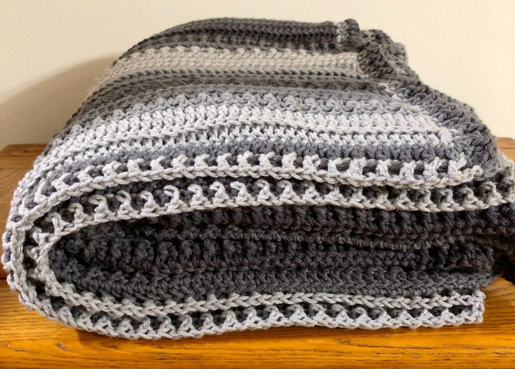 Textured Ombre Crochet Blanket Pattern Princess - Crochet Textured Blanket Pattern