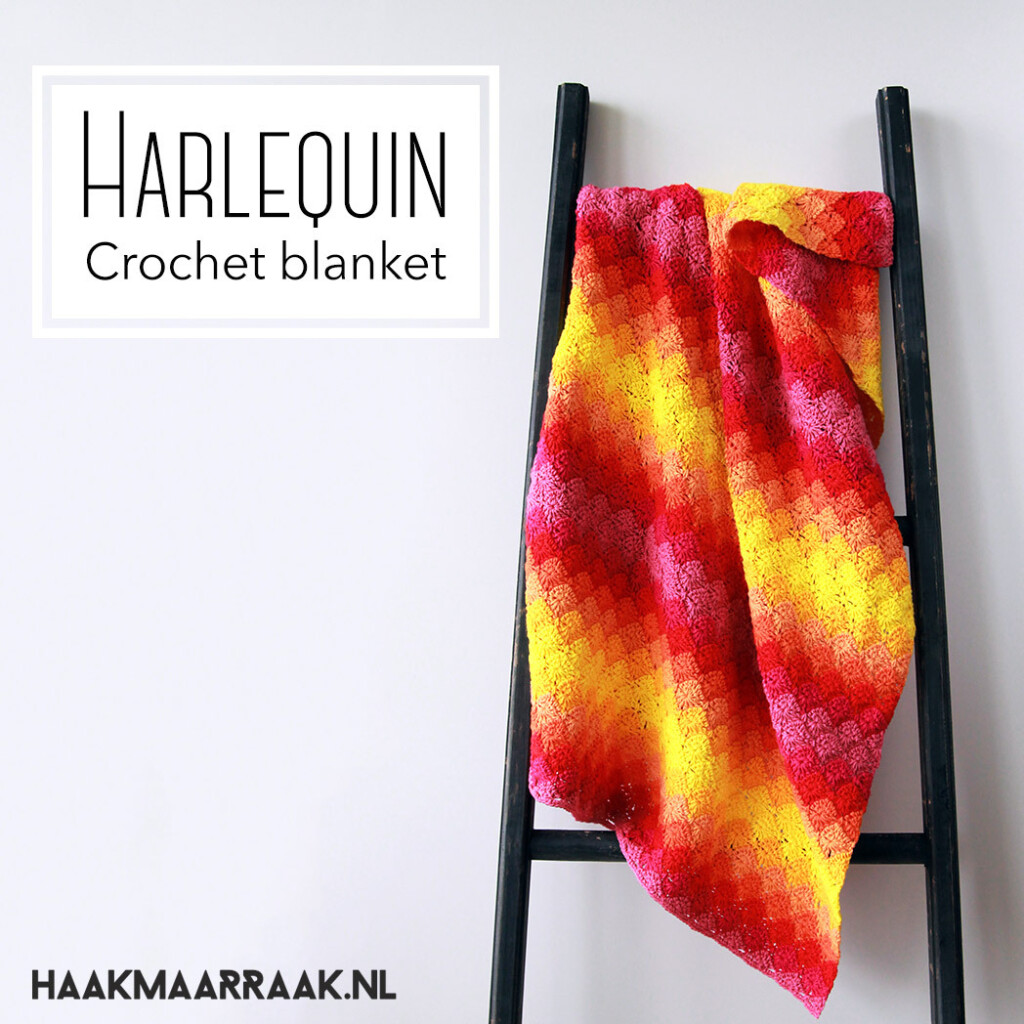 The Cat In The Cardigan - Harlequin Blanket Crochet Pattern