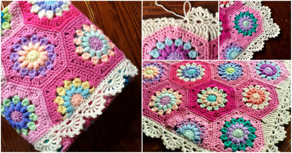 Treble Scallop Crochet Edging Free Crochet Pattern Styles Idea - Scallop Crochet Blanket Pattern