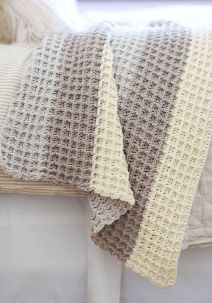 Waffle Stitch Crochet Blanket Pattern Mama In A Stitch - Multi Stitch Crochet Blanket Pattern