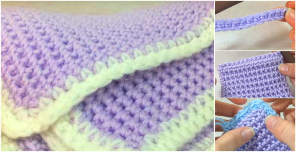 Waffle Weave Stitch Baby Blanket Crochet Ideas - Waffle Weave Crochet Blanket Pattern