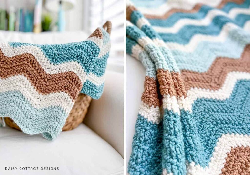 Zig Zag Crochet Blanket Pattern Daisy Cottage Designs - Pattern For Zig Zag Crochet Blanket